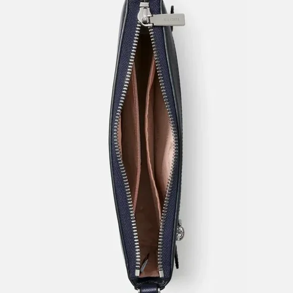 New Kate Spade Sadie North South Crossbody Saffiano Leather Blazer Blue - Picture 3 of 3